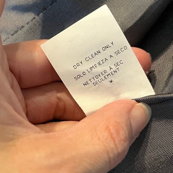 Y2K Bebe Double Breasted Pea Coat Jacket Size 2 Gray Classic Minimalist Preppy - Picture 7 of 11